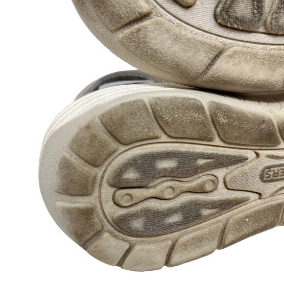 Skechers Reggae Cup Oh Snap! Sport Sandal Gray Elastic Stretch Sling Back Sandal - Picture 11 of 12